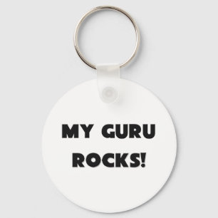 MY Guru ROCKS! Keychain