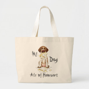My GWP Ate My Homework Large Tote Bag
