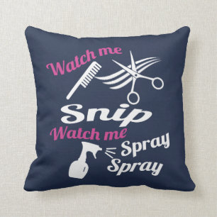 My Hair Style Throw Pillow