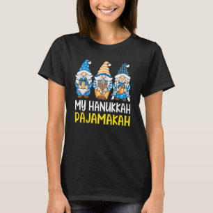 My Hanukkah Pajamakah Gnome  Chanukah Pyjamas Wome T-Shirt