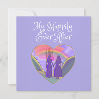 My Happily Ever After Lesbian Queens Card