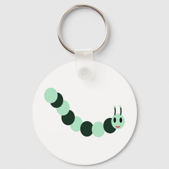My Happy Caterpillar Keychain (Front)