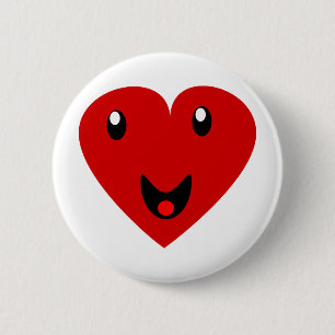 My Happy Heart 2 Inch Round Button