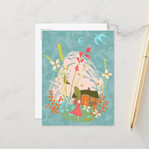 My Happy Place  Announcement Postcard