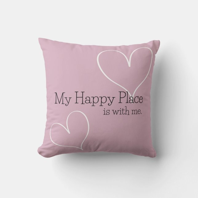 My Happy Place Cushion (Front)