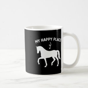 My Happy Place Funny Horse Lover Horseback Riding Coffee Mug