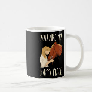 My Happy Place Horse Horseback Riding Equestrian C Coffee Mug