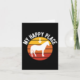 My Happy Place Horse Lover1 Card