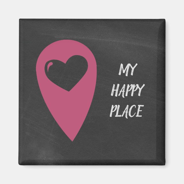 My happy place magnet (Front)