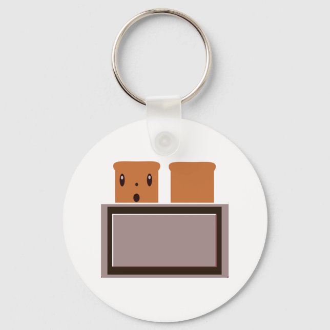My Happy Toaster Keychain (Front)