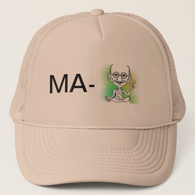 My hat 'Ma-Ghandi' (Front)