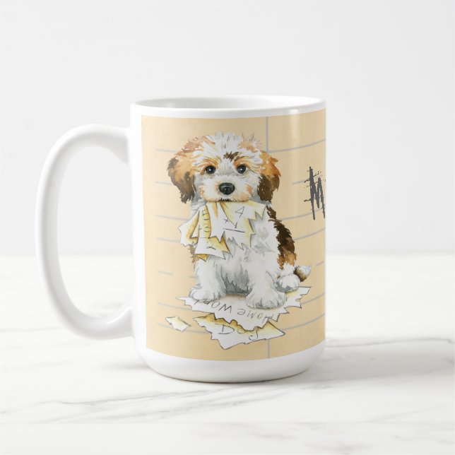 My Havanese Ate My Homework Coffee Mug (Left)
