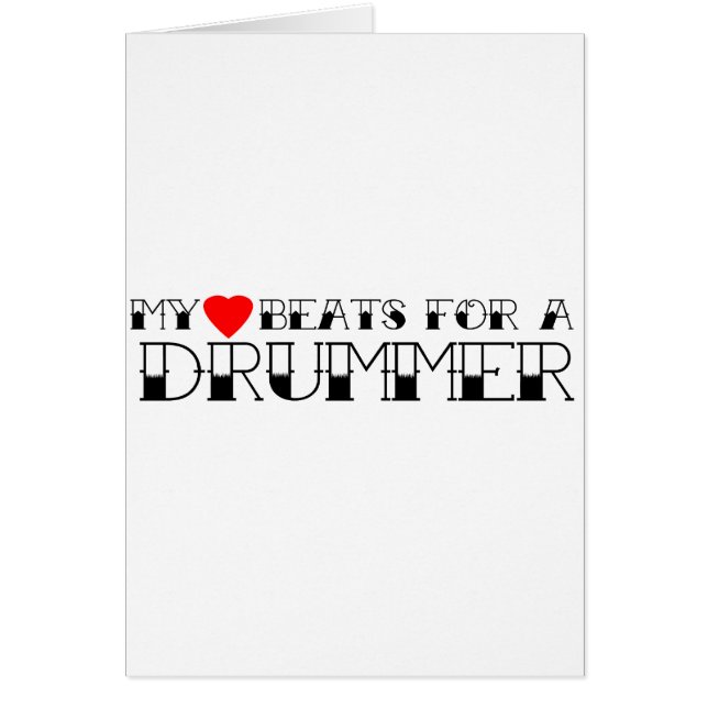 My Heart Beats For A Drummer (Front)