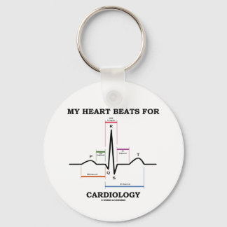 My Heart Beats For Cardiology (Sinus Rhythm) Keychain