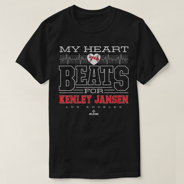 My Heart Beats For Kenley Jansen  T-Shirt (Design Front)