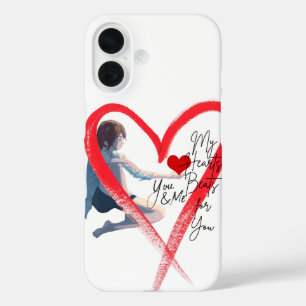 My Heart Beats for You – Cute Romantic Phone Case
