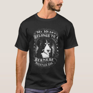 My Heart Belongs To A Bernese Mountain Dog T-Shirt