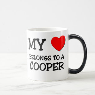 My Heart Belongs To A COOPER Magic Mug