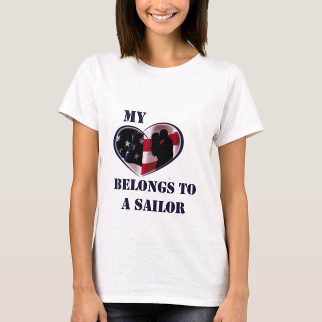 My Heart Belongs to a Sailor T-Shirt (Front)