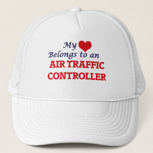 My Heart Belongs to an Air Traffic Controller Trucker Hat