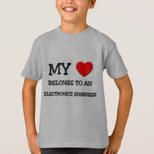 My Heart Belongs To An ELECTRONICS ENGINEER T-Shirt
