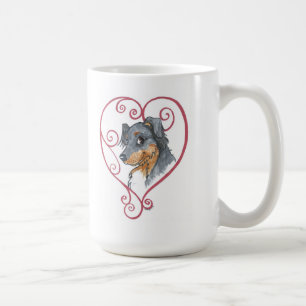 My heart belongs to an English Shepherd Coffee Mug