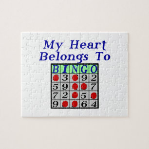My Heart Belongs To Bingo Jigsaw Puzzle