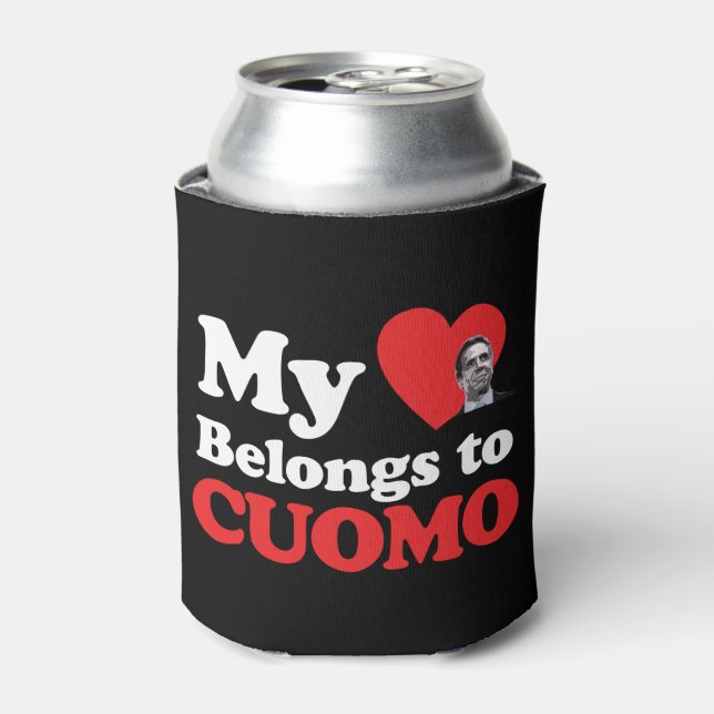 My Heart Belongs to Cuomo Can Cooler (Can Front)