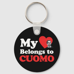 My Heart Belongs to Cuomo Keychain
