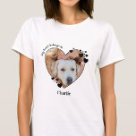 My Heart Belongs To Dog Lover Pet Photo T-Shirt Tri-Blend Shirt<br><div class="desc">Carry your best friend with you everywhere you go with this custom pet photo dog lover shirt ! A must have for every dog lover, dog mom and dog dad ! A fun twist on I Love My Dog, this shirt quote "My Heart Belongs To" ... Personalize wth your dog's...</div>