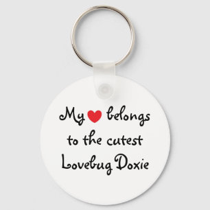 My heart belongs to Doxie Keychain