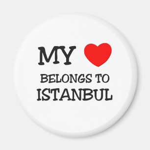 My heart belongs to ISTANBUL Magnet