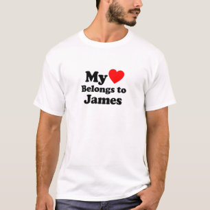 My Heart Belongs to James T-Shirt