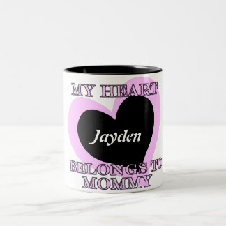 My Heart Belongs to Mommy Coffee Cup