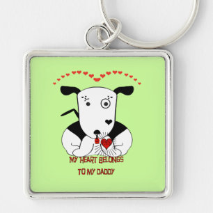 My Heart Belongs to My Daddy Keychain