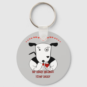 My Heart Belongs to My Daddy Keychain