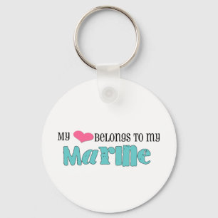 My heart belongs to my marine keychain