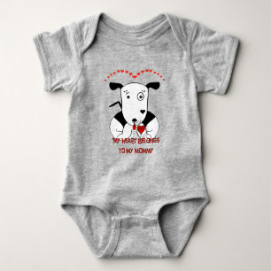 My Heart Belongs to My Mommy Baby Bodysuit
