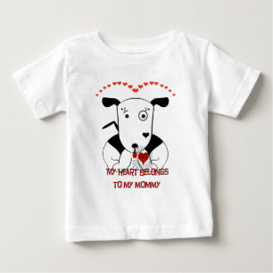 My Heart Belongs to My Mommy Baby T-Shirt