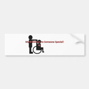 My Heart Belongs To Someone Special Bumper Sticker