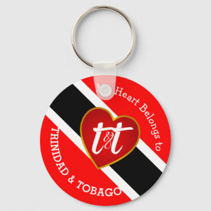 My Heart Belongs to T&T Keychain