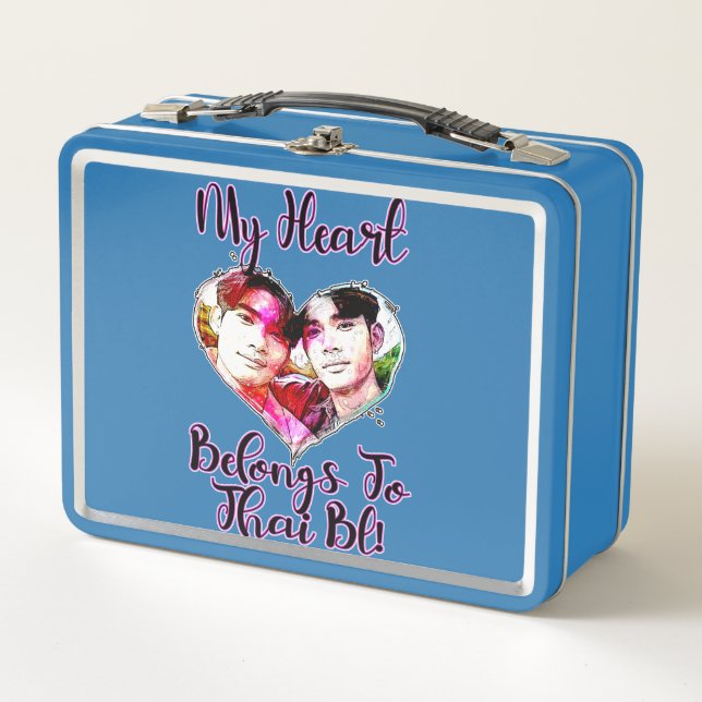 My Heart Belongs To Thai BL Metal Lunch Box (Front)