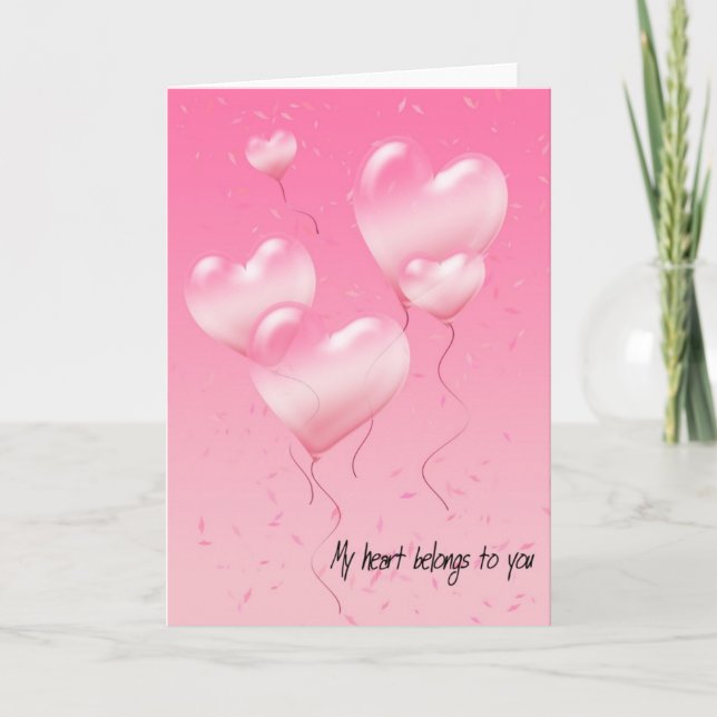 My Heart Belongs To You Card (Front)