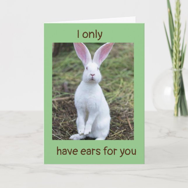 **MY HEART BELONGS TO YOU** EASTER CARD (Front)