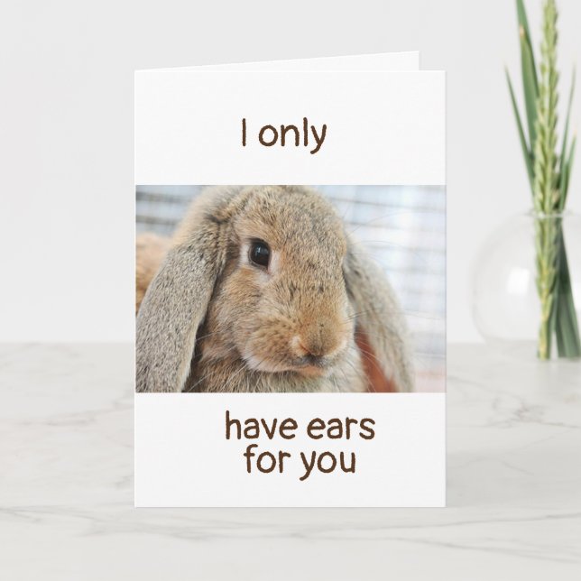 **MY HEART BELONGS TO YOU** EASTER CARD (Front)