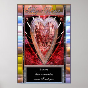 My Heart Customizable Poster