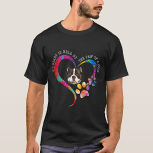My Heart Is Held By The Paw Of A Pitbull -New T-Shirt