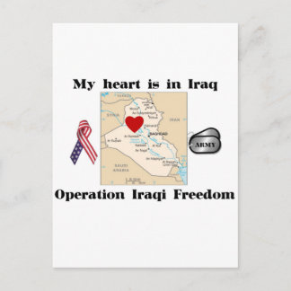 My Heart is in Iraq Postcard