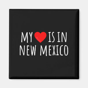 My Heart Is In New Mexico Cute American State  Magnet