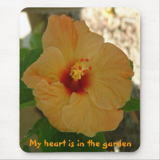 My heart is in the garden mouse pad